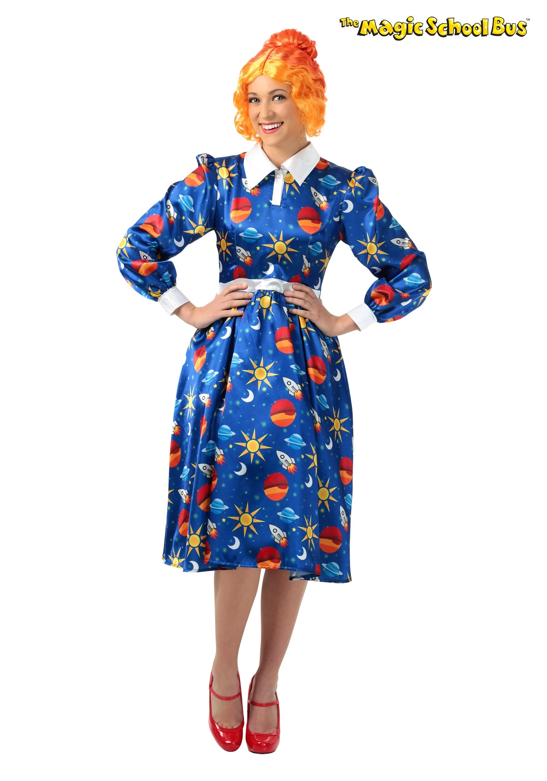 Partytime Costume & Lingerie (Yiwu) Factory The Magic School Bus Miss Frizzle Plus Size Costume 1 Partytime Costume & Lingerie (Yiwu) Factory The Magic School Bus Miss Frizzle Plus Size Costume