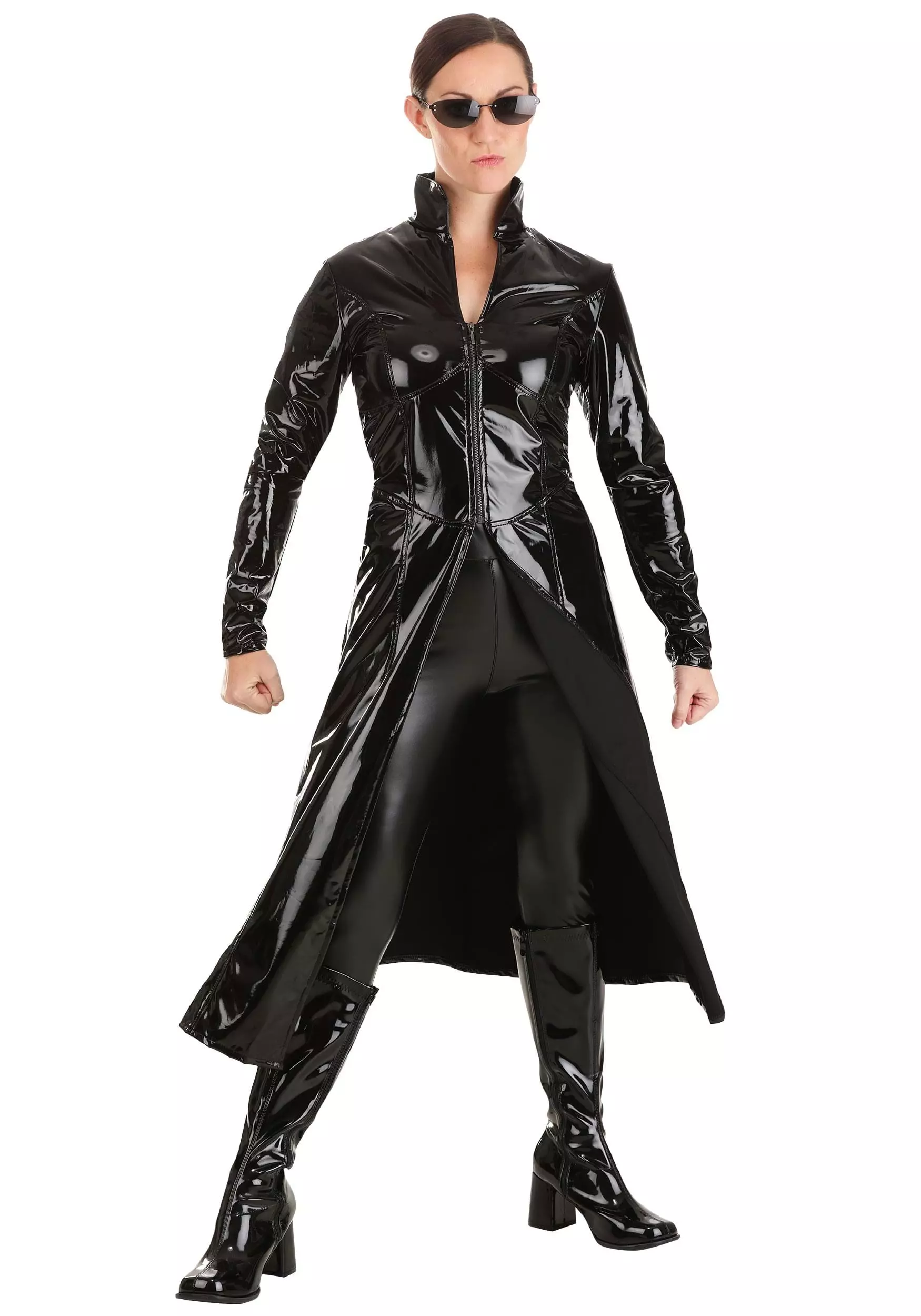 Jerry Leigh The Matrix Trinity Costume For Women 3 Jerry Leigh The Matrix Trinity Costume For Women - Image 3