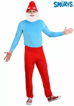 Boloparty The Smurfs Adult Papa Smurf Costume