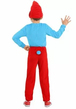 Boloparty Kids Papa Smurf Costume -Scary Costumes store the smurfs child papa smurf costume alt 5