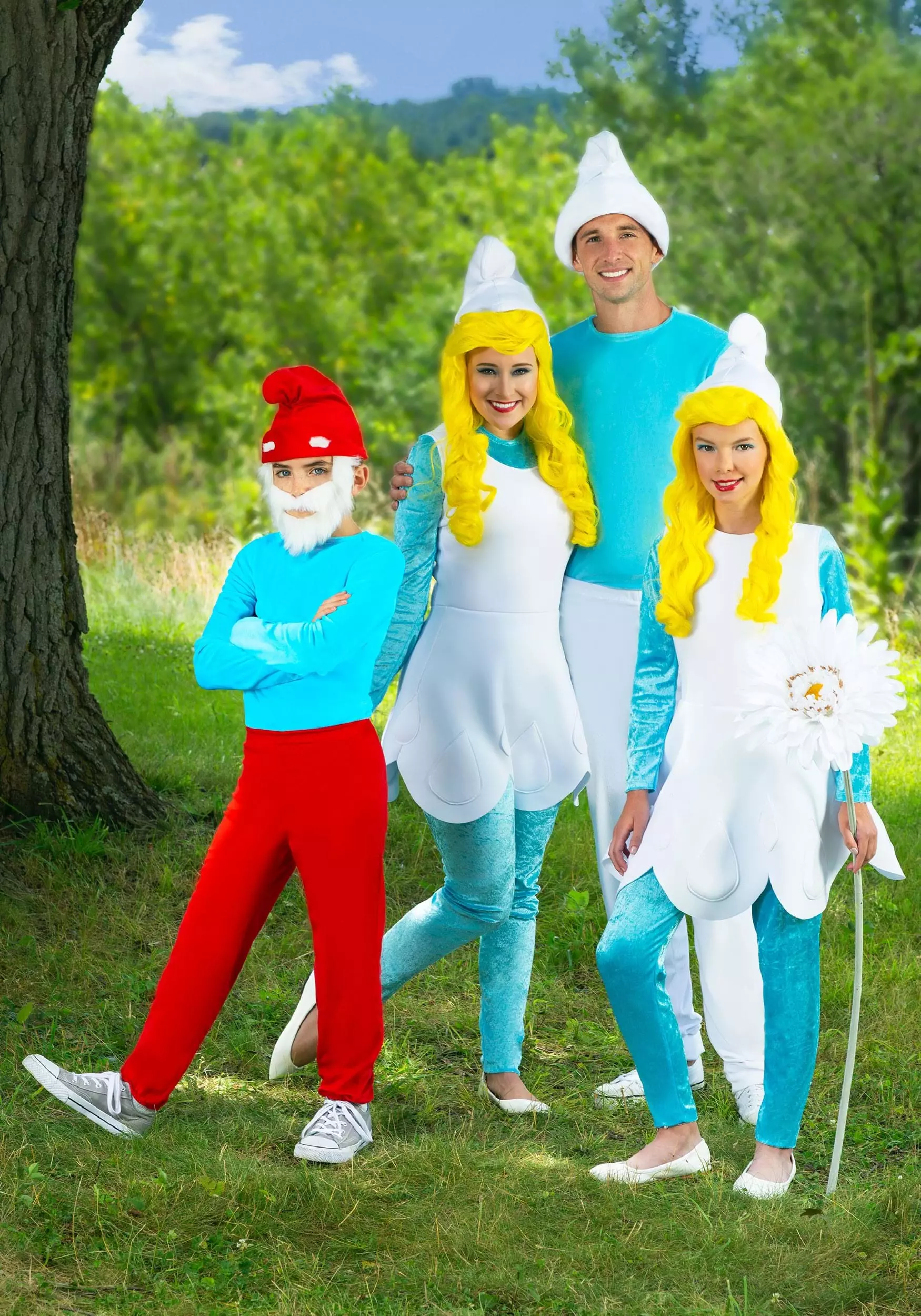 Boloparty The Smurfs Smurfette Costume For Girls 3 Boloparty The Smurfs Smurfette Costume For Girls - Image 3