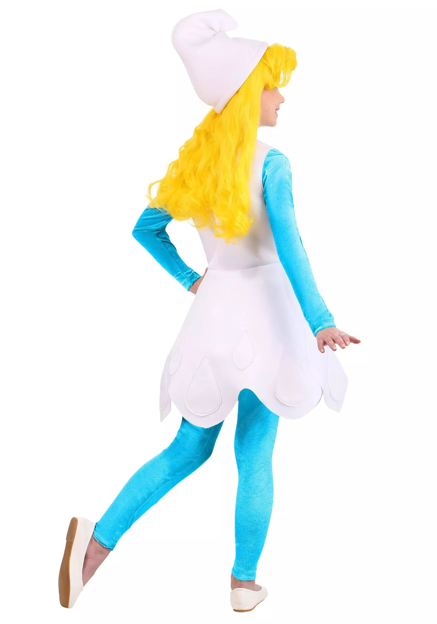 Boloparty The Smurfs Smurfette Costume For Girls 5 Boloparty The Smurfs Smurfette Costume For Girls - Image 5