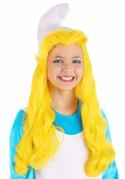 Partytime Costume & Lingerie (Yiwu) Factory The Smurfs Girl's Smurfette Wig -Scary Costumes store the smurfs girls smurfette wig alt 3