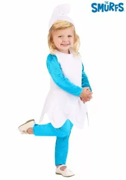 Boloparty Girl's The Smurfs Smurfette Toddler Costume