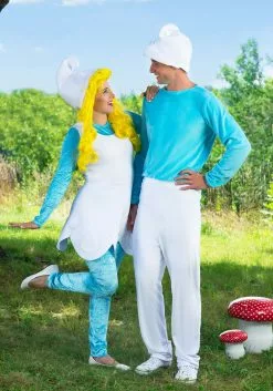 Boloparty The Smurfs Women's Smurfette Costume 11 Boloparty The Smurfs Women's Smurfette Costume -Scary Costumes store the smurfs womens adult smurf smurfette costume alt 3