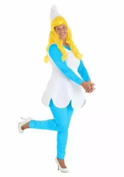 Boloparty The Smurfs Women's Smurfette Costume 13 Boloparty The Smurfs Women's Smurfette Costume -Scary Costumes store the smurfs womens adult smurf smurfette costume alt 5