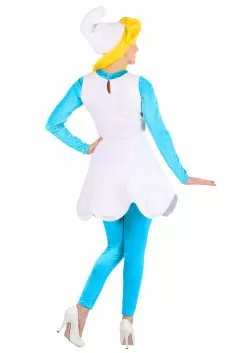 Boloparty The Smurfs Women's Smurfette Costume 15 Boloparty The Smurfs Women's Smurfette Costume -Scary Costumes store the smurfs womens adult smurf smurfette costume alt 7