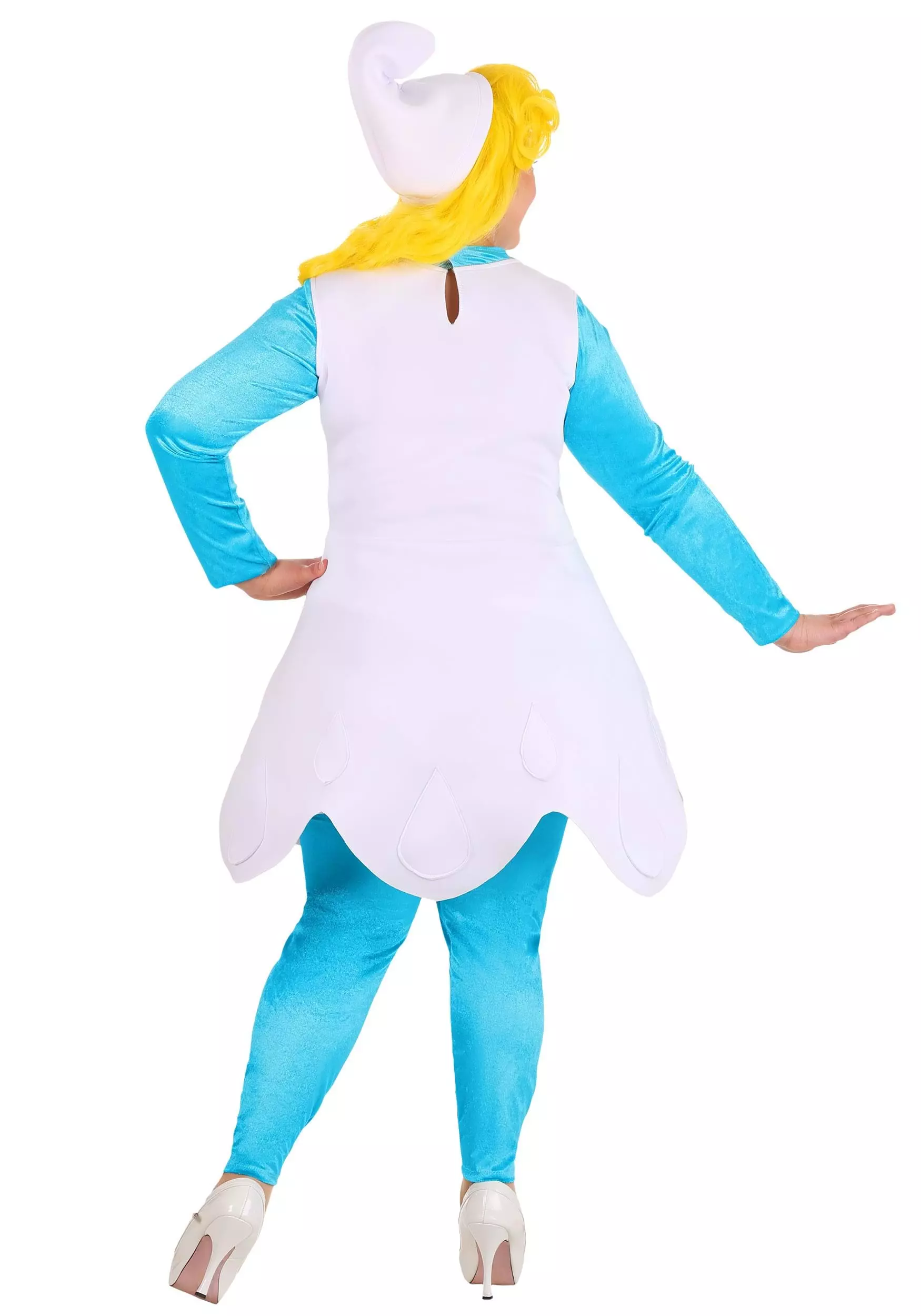 Boloparty Women's Plus Size The Smurfs Smurfette Costume 2 Boloparty Women's Plus Size The Smurfs Smurfette Costume - Image 2