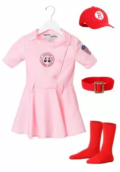 Fun Costumes Toddler's A League Of Their Own Dottie Costume 11 Fun Costumes Toddler's A League Of Their Own Dottie Costume -Scary Costumes store toddler a league of their own dottie costume3