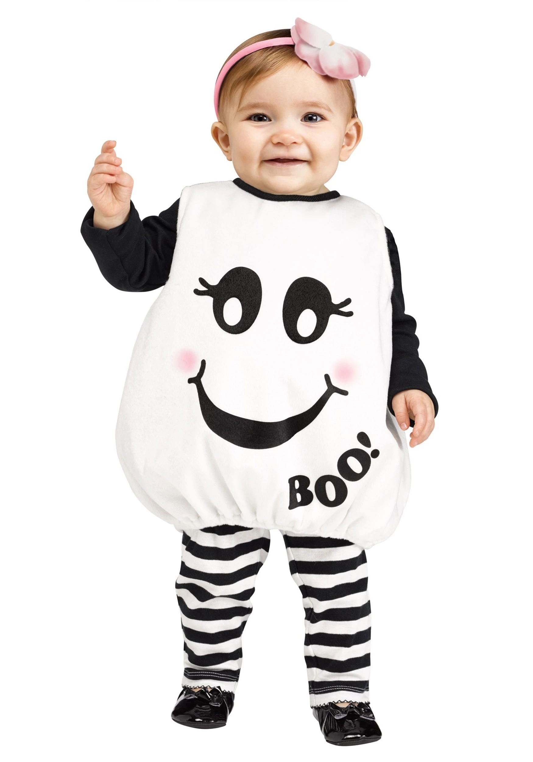Fun World Baby Boo! Ghost Costume For Toddlers 1 Fun World Baby Boo! Ghost Costume For Toddlers