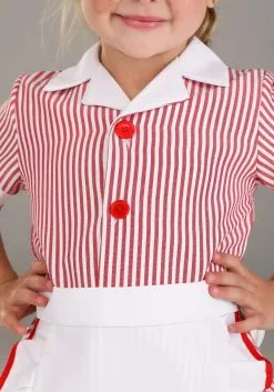 Shangai Jianwuyi Industrial & Commercial Ltd. Car Hop Costume For Toddlers 8 Shangai Jianwuyi Industrial & Commercial Ltd. Car Hop Costume For Toddlers -Scary Costumes store toddler car hop costume alt 3