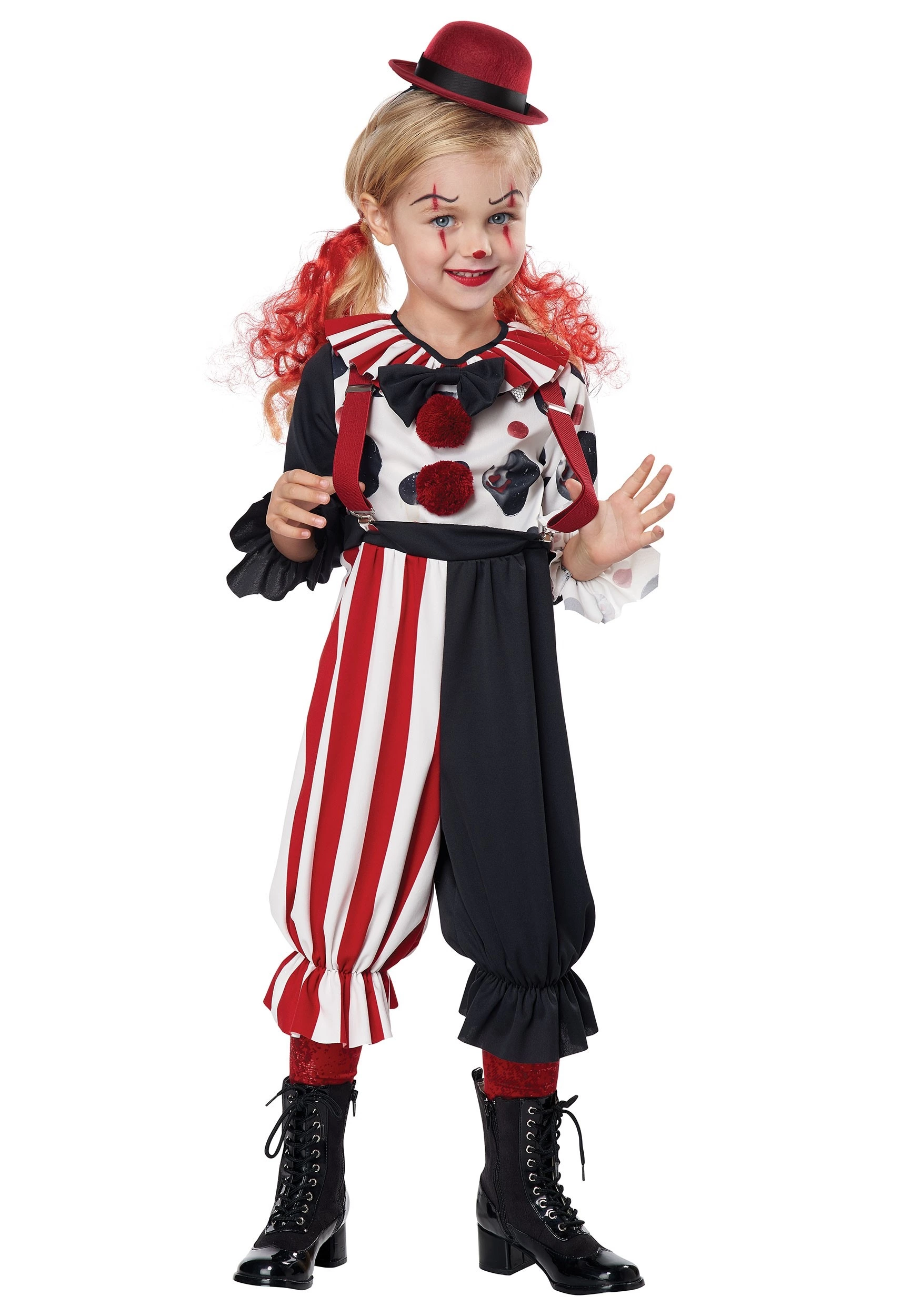 California Costume Collection Toddlers Creepy Clown Kid Costume 1 California Costume Collection Toddlers Creepy Clown Kid Costume