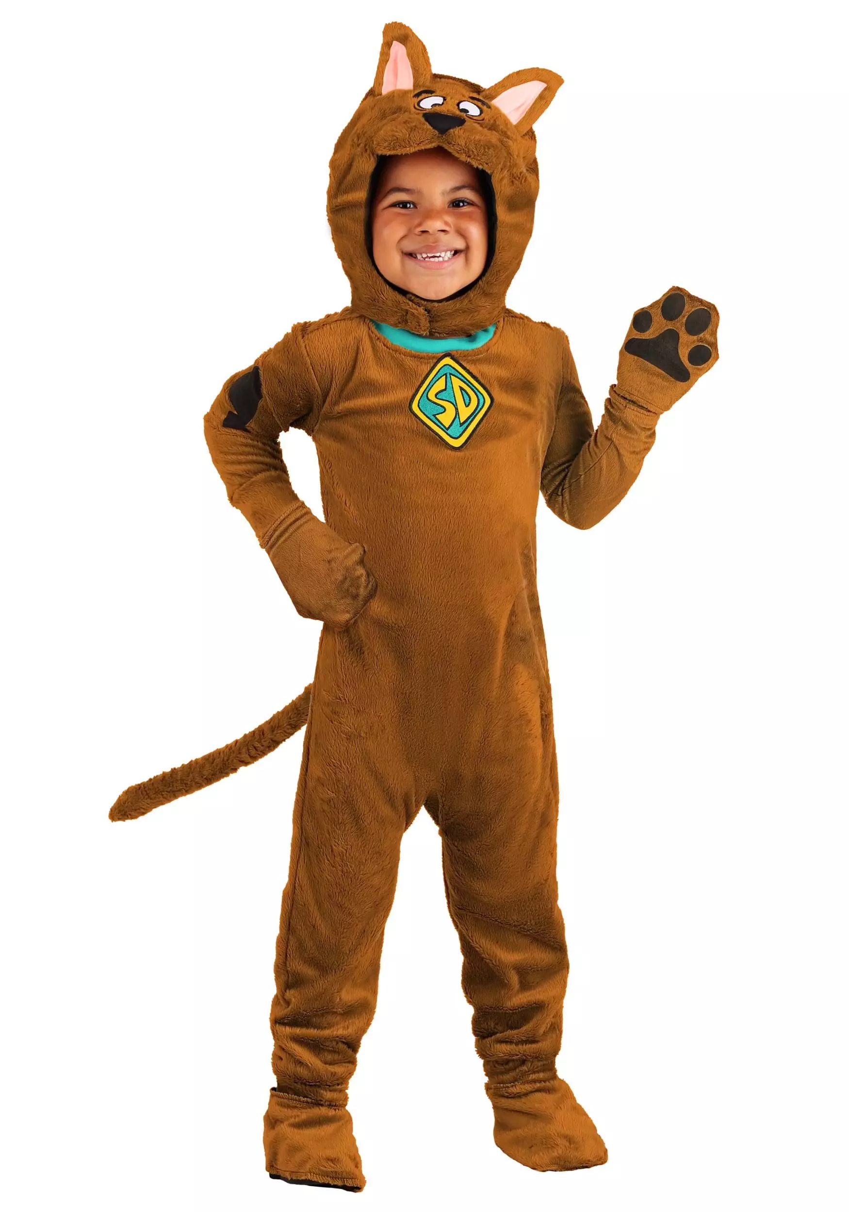 Jerry Leigh Deluxe Scooby Doo Toddler Costume 1 Jerry Leigh Deluxe Scooby Doo Toddler Costume