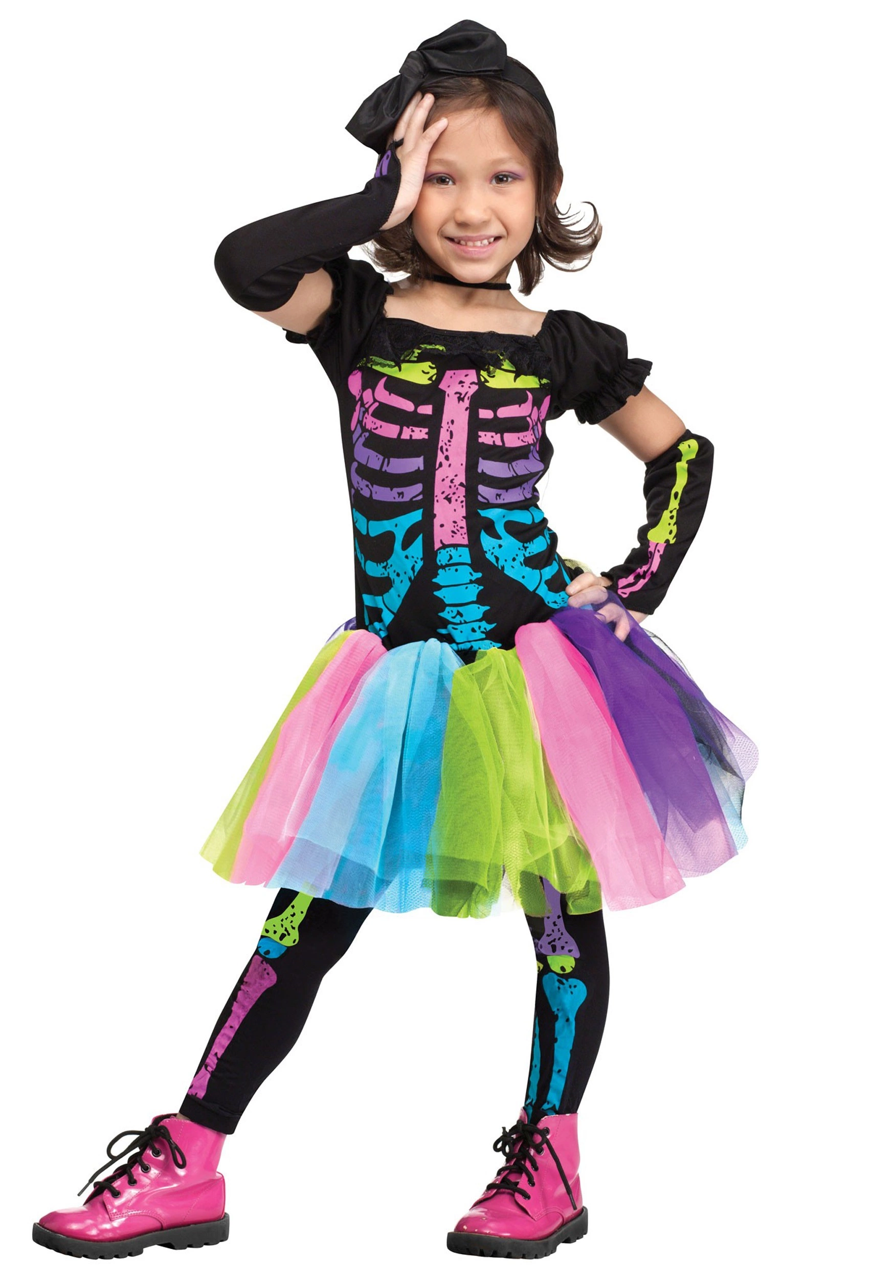 Fun World Funky Punky Bones Costume For Toddlers 1 Fun World Funky Punky Bones Costume For Toddlers