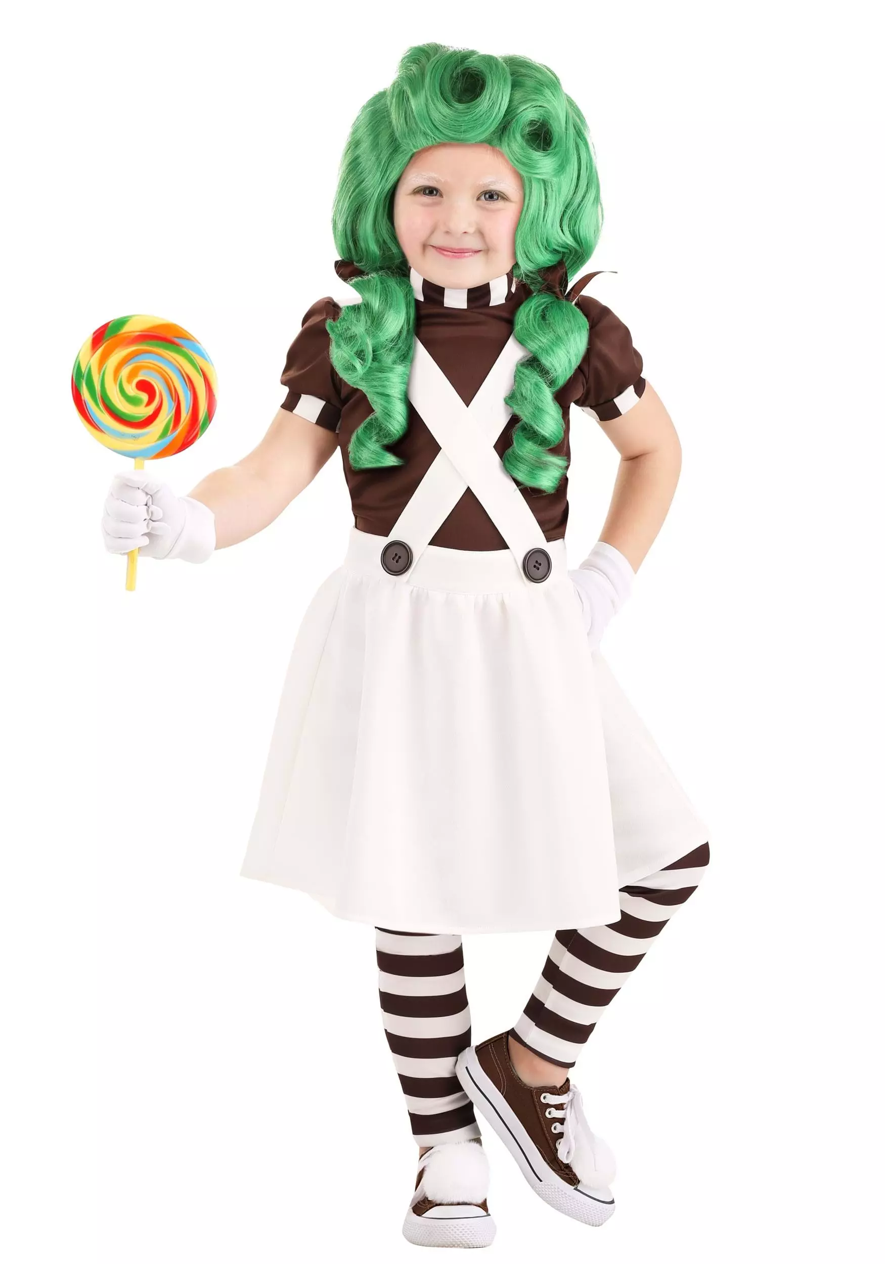 Armada Toddler Chocolate Factory Worker Costume For Girls 1 Armada Toddler Chocolate Factory Worker Costume For Girls