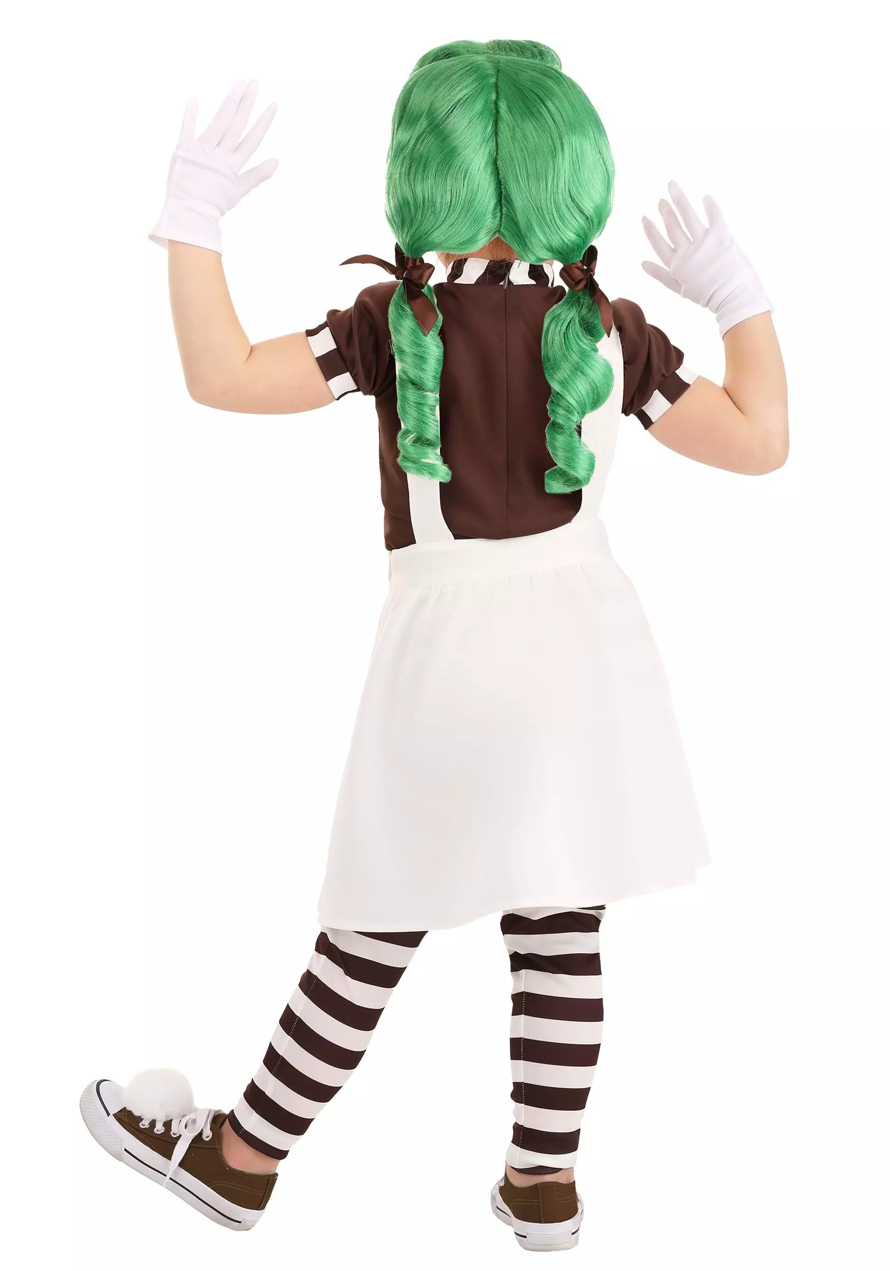 Armada Toddler Chocolate Factory Worker Costume For Girls 2 Armada Toddler Chocolate Factory Worker Costume For Girls - Image 2