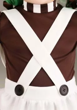 Armada Toddler Chocolate Factory Worker Costume For Girls 9 Armada Toddler Chocolate Factory Worker Costume For Girls -Scary Costumes store toddler girls chocolate factory worker costume alt 3