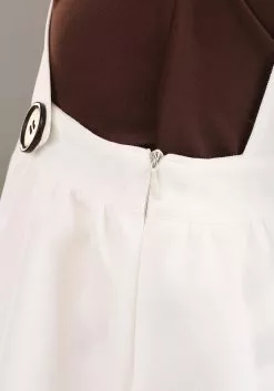 Armada Toddler Chocolate Factory Worker Costume For Girls 10 Armada Toddler Chocolate Factory Worker Costume For Girls -Scary Costumes store toddler girls chocolate factory worker costume alt 4