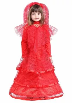 Fun Costumes Toddler's Gothic Red Wedding Dress Costume