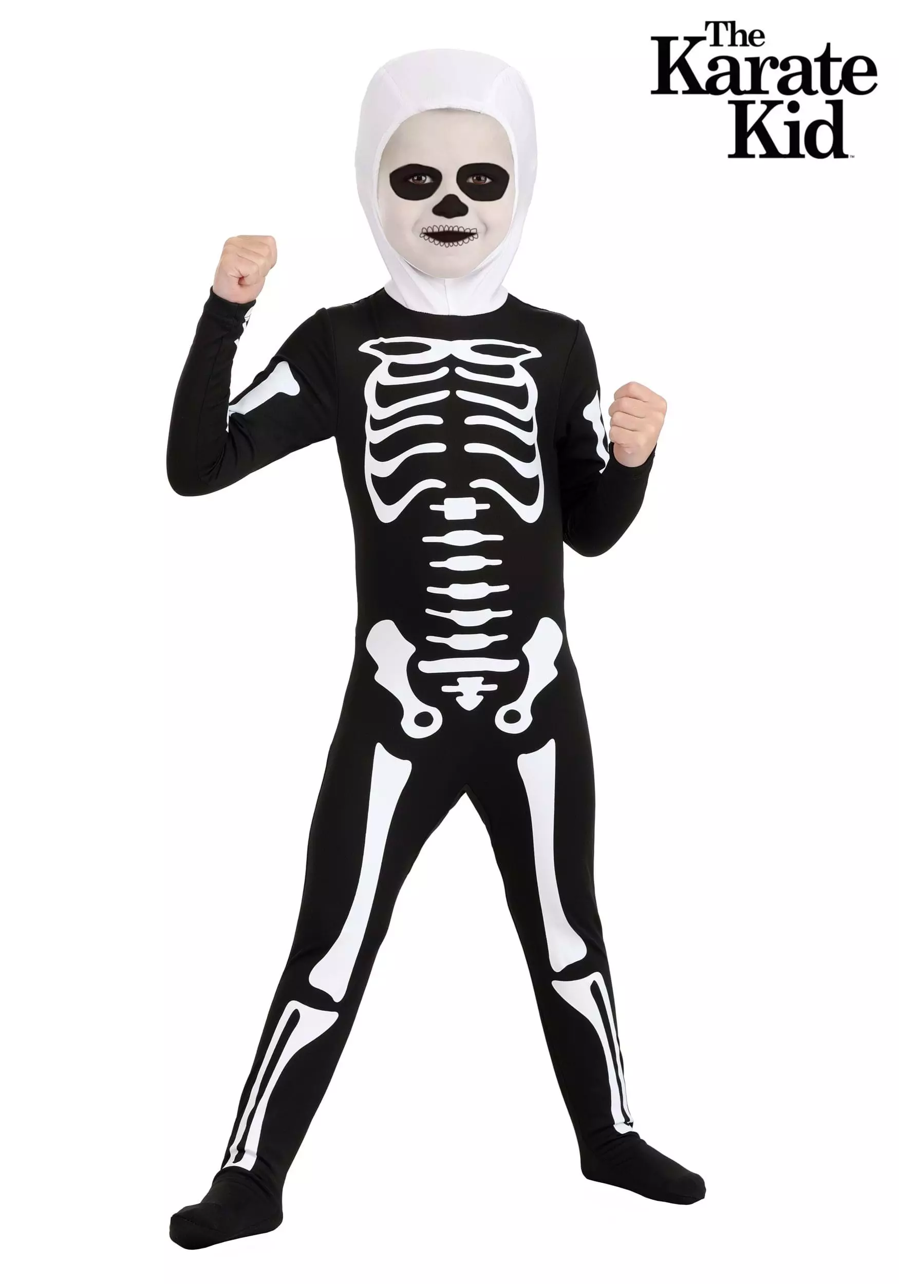 Fun Costumes Karate Kid Skeleton Suit Costume For Toddlers 1 Fun Costumes Karate Kid Skeleton Suit Costume For Toddlers