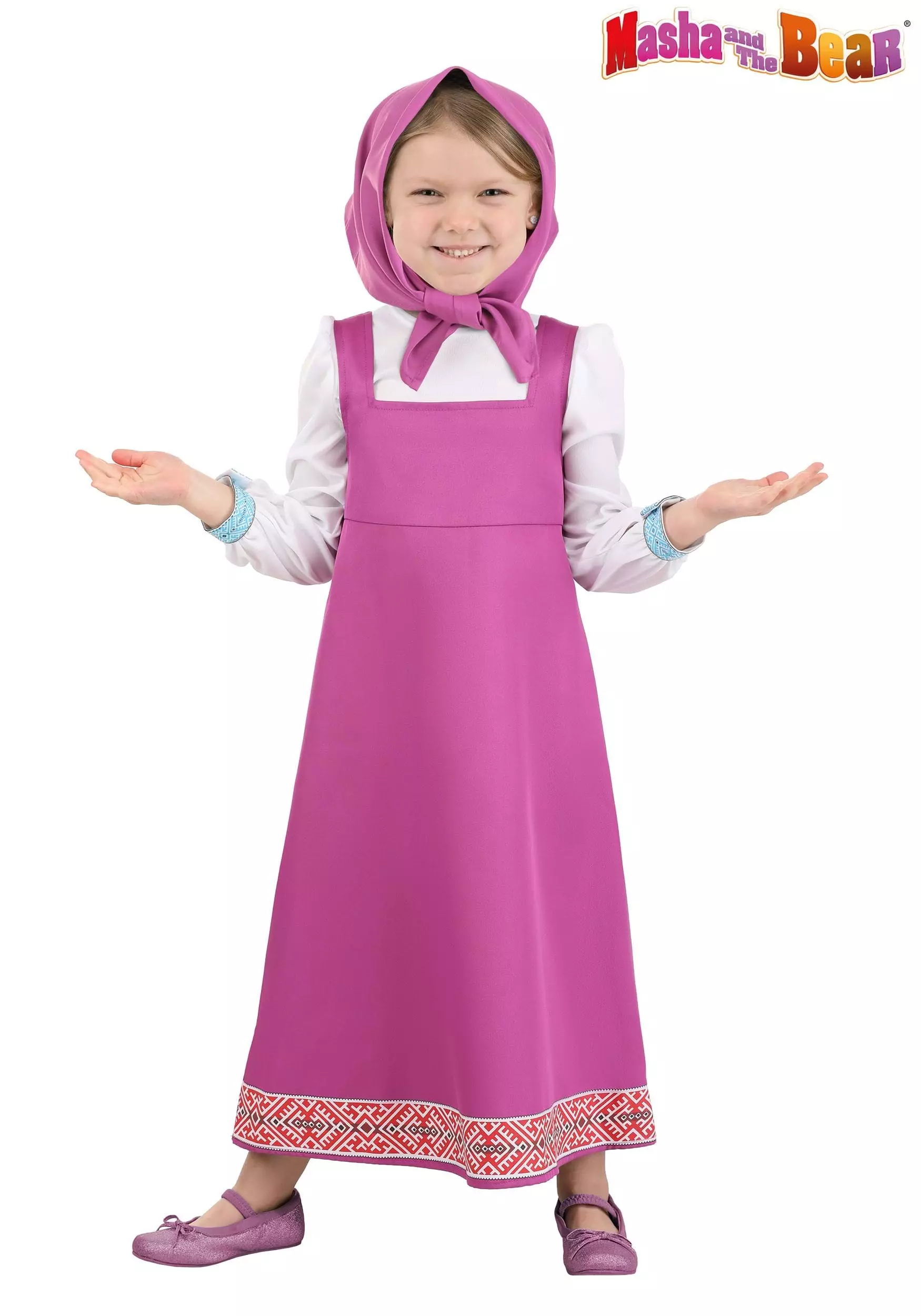 Fun Costumes Toddler- Masha And The Bear Masha Costume 1 Fun Costumes Toddler- Masha And The Bear Masha Costume