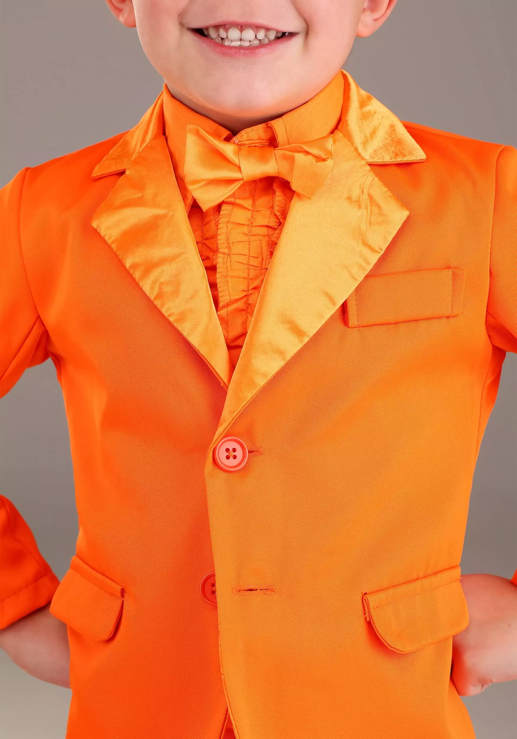 Fun Costumes Toddler Orange Tuxedo Costume 4 Fun Costumes Toddler Orange Tuxedo Costume - Image 4