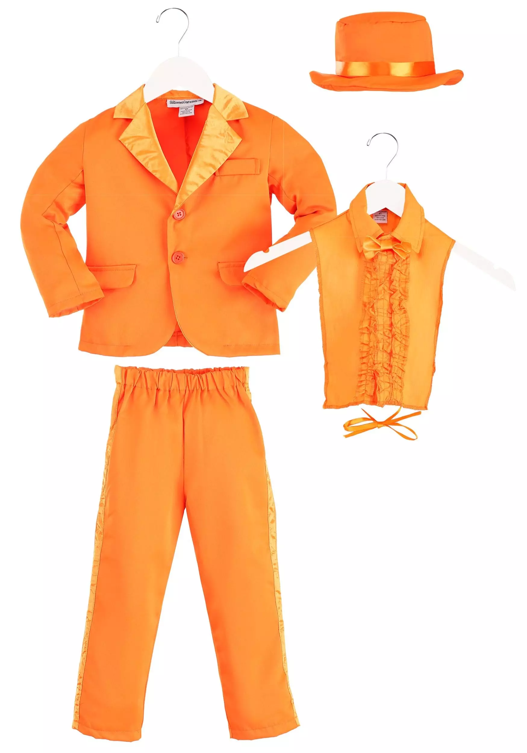 Fun Costumes Toddler Orange Tuxedo Costume 6 Fun Costumes Toddler Orange Tuxedo Costume - Image 6