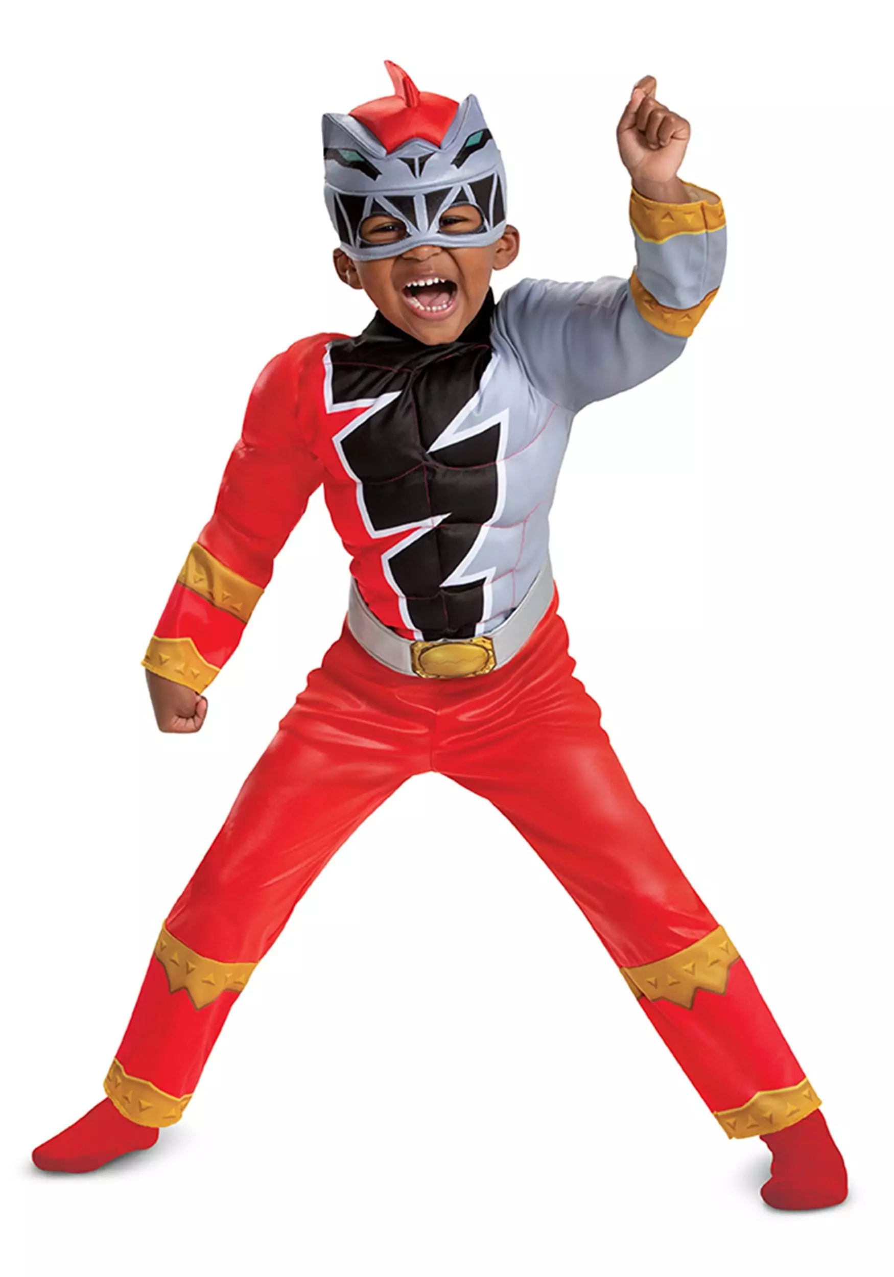 Disguise Power Rangers Dino Fury Red Ranger Costume For Toddlers 1 Disguise Power Rangers Dino Fury Red Ranger Costume For Toddlers