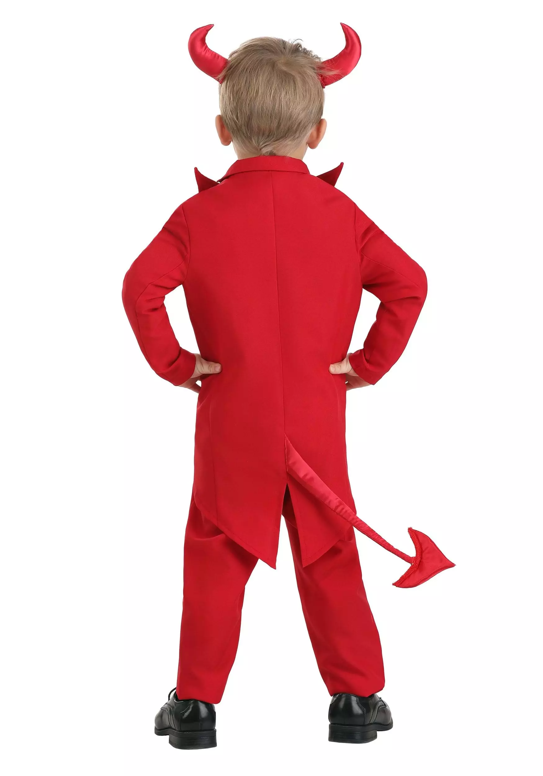 Fun Costumes Toddler Devil Suit Red Costume 2 Fun Costumes Toddler Devil Suit Red Costume - Image 2