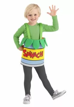 Fun Costumes Spinach Can Costume For Toddlers