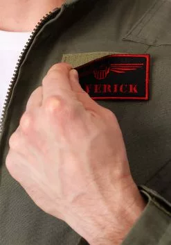 LEG AVENUE Men's Top Gun Flight Suit Costume 13 LEG AVENUE Men's Top Gun Flight Suit Costume -Scary Costumes store top gun mens flight suit alt 4