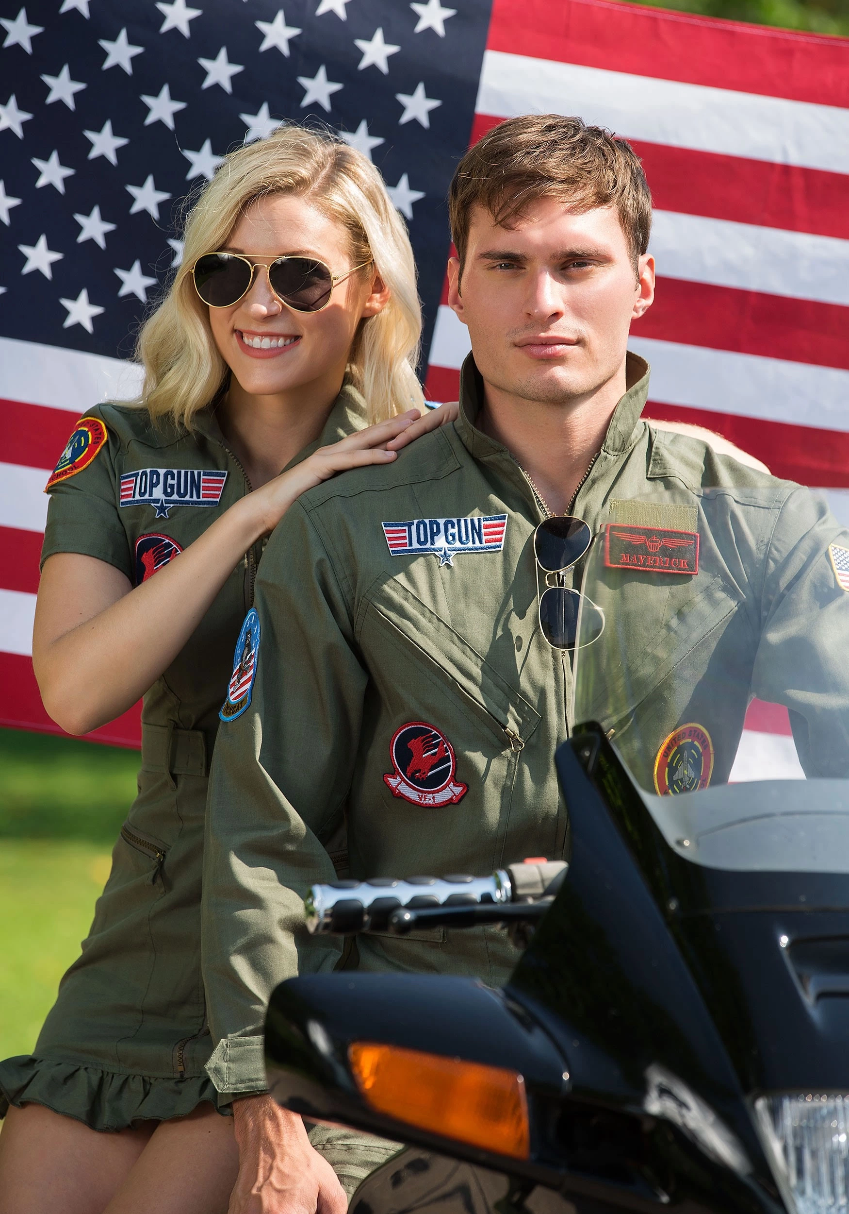 LEG AVENUE Men's Top Gun Flight Suit Costume 8 LEG AVENUE Men's Top Gun Flight Suit Costume - Image 8