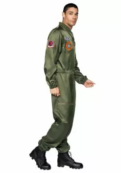LEG AVENUE Top Gun Parachute Flight Suit Costume For Men 7 LEG AVENUE Top Gun Parachute Flight Suit Costume For Men -Scary Costumes store top gun mens parachute flight suit costume alt 2