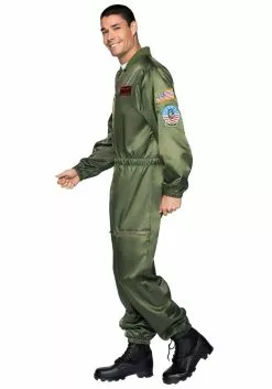 LEG AVENUE Top Gun Parachute Flight Suit Costume For Men 8 LEG AVENUE Top Gun Parachute Flight Suit Costume For Men -Scary Costumes store top gun mens parachute flight suit costume alt 3