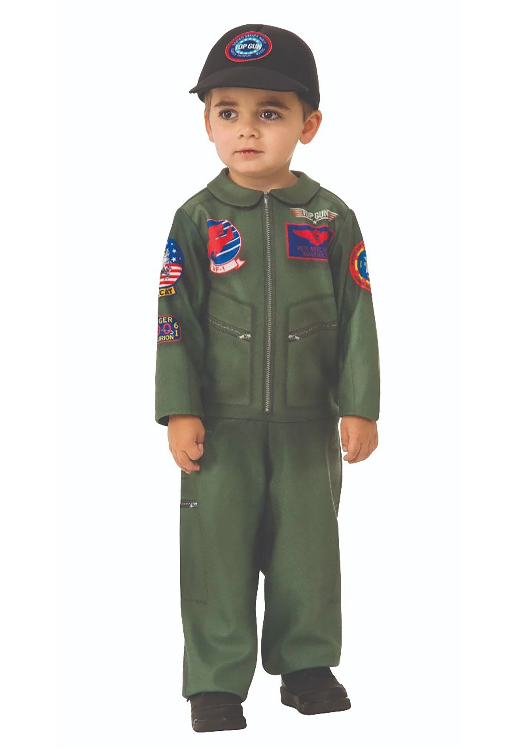 Rubies Costume Co. Inc Top Gun Romper Costume For Toddlers 1 Rubies Costume Co. Inc Top Gun Romper Costume For Toddlers