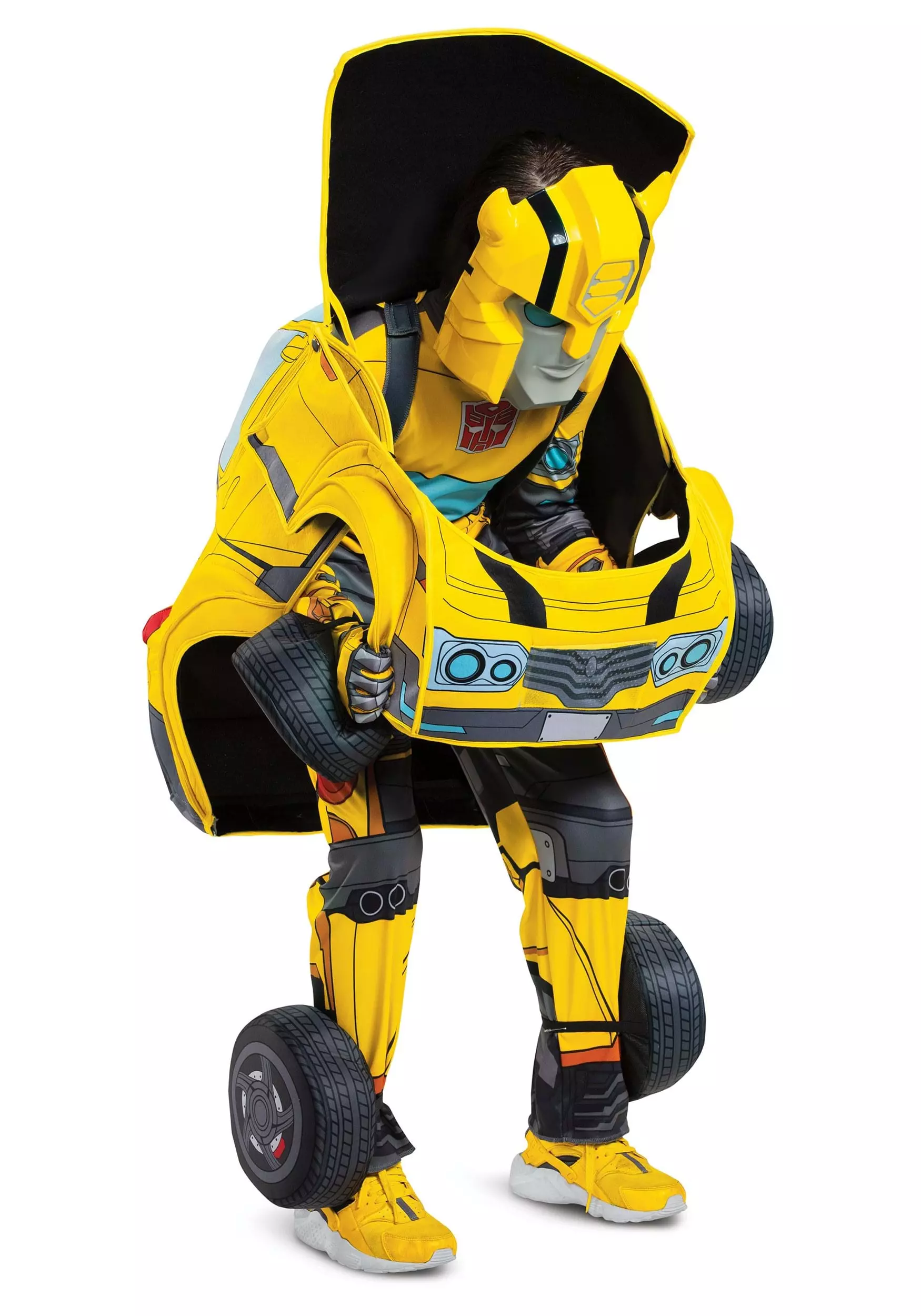 Disguise Kid's Transformers Bumblebee Converting Costume 2 Disguise Kid's Transformers Bumblebee Converting Costume - Image 2