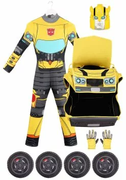 Disguise Kid's Transformers Bumblebee Converting Costume 43 Disguise Kid's Transformers Bumblebee Converting Costume -Scary Costumes store transformers kids bumblebee converting costume alt 19