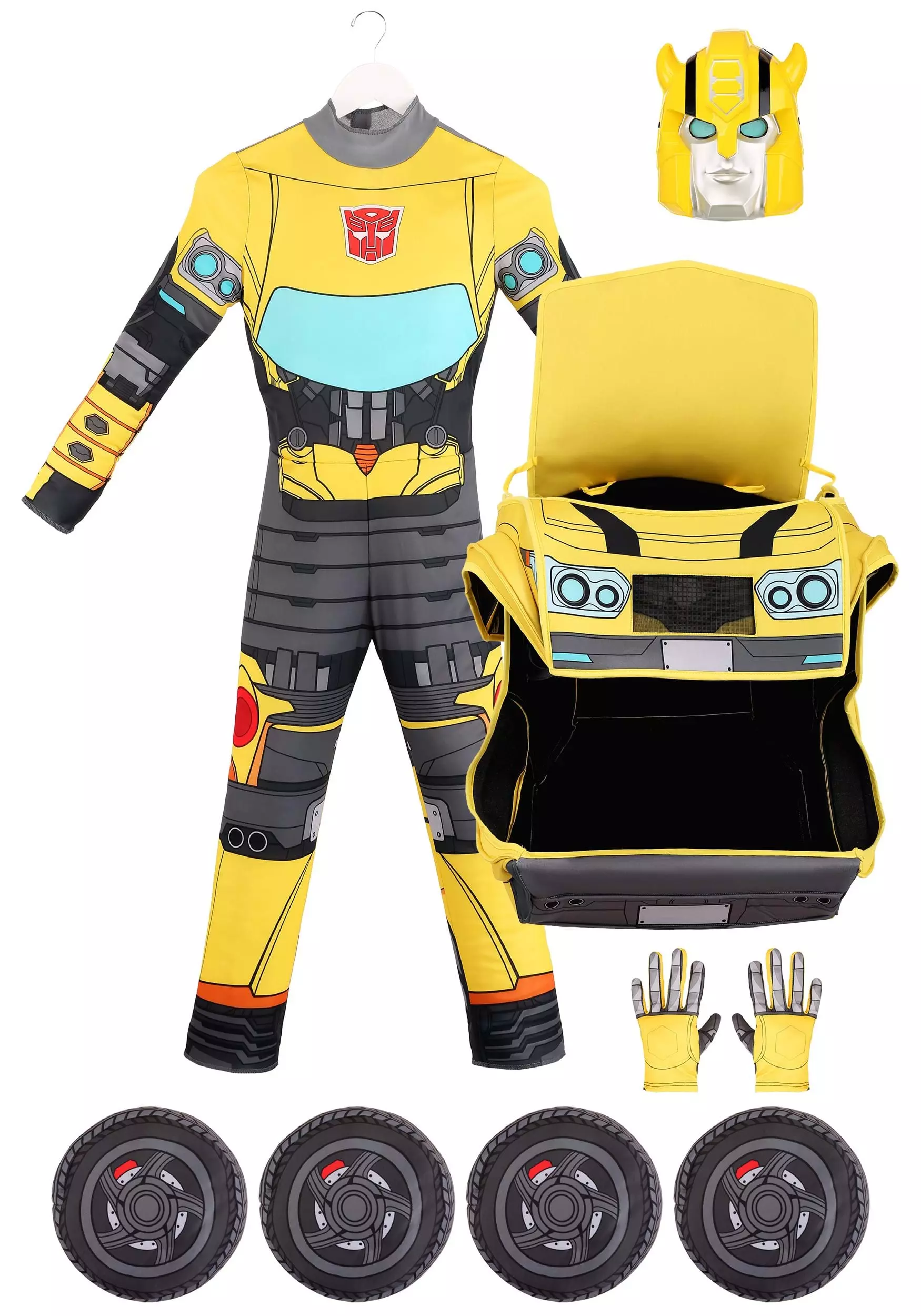 Disguise Kid's Transformers Bumblebee Converting Costume 20 Disguise Kid's Transformers Bumblebee Converting Costume - Image 20