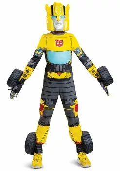 Disguise Kid's Transformers Bumblebee Converting Costume 26 Disguise Kid's Transformers Bumblebee Converting Costume -Scary Costumes store transformers kids bumblebee converting costume alt 2