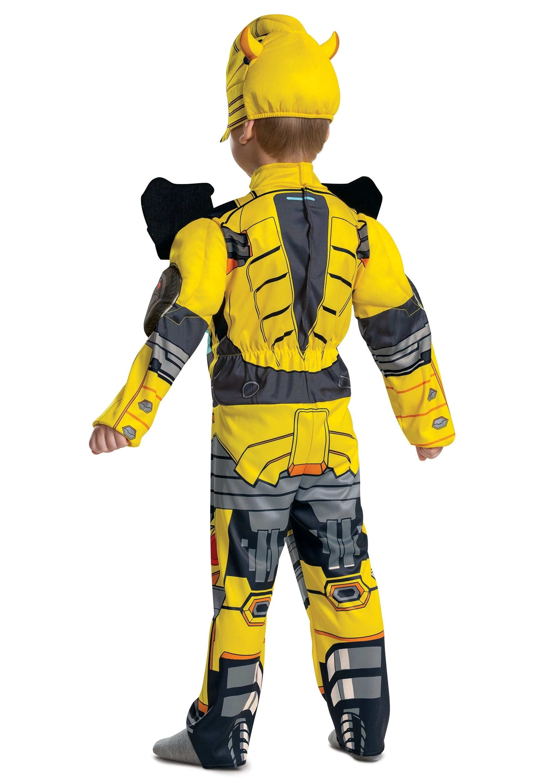 Disguise Transformers Muscle Bumblebee Costume For Toddlers 2 Disguise Transformers Muscle Bumblebee Costume For Toddlers - Image 2