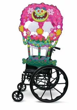Disguise Adaptive Trolls Wheelchair Cover Costume 5 Disguise Adaptive Trolls Wheelchair Cover Costume -Scary Costumes store trolls adaptive wheelchair cover alt 2