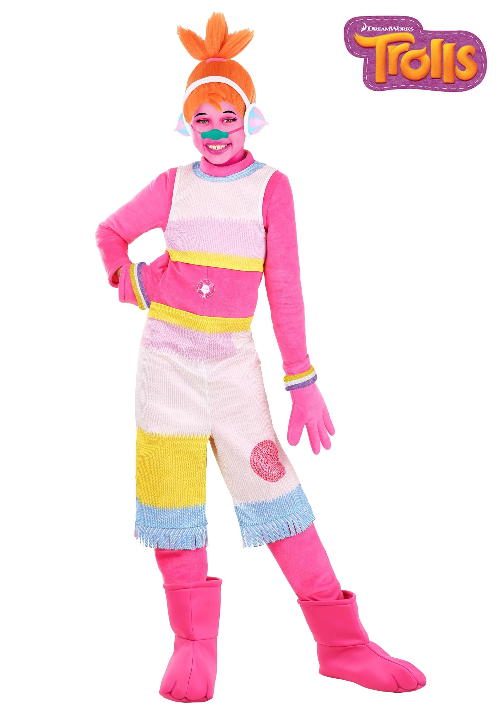 Fun Costumes Trolls DJ Suki Girls Costume 1 Fun Costumes Trolls DJ Suki Girls Costume