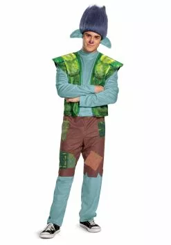 Disguise Adult Branch Trolls World Tour Men's Costume