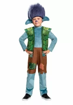 Disguise Trolls World Tour Deluxe Branch Costume For Boys -Scary Costumes store trolls world tour boys deluxe branch costume alt 2