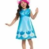 Disguise Trolls World Tour Girl's Classic Poppy Costume