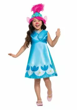 Disguise Trolls World Tour Girl's Classic Poppy Costume