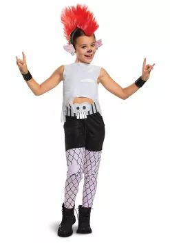 Disguise Deluxe Trolls World Tour Girl's Barb Costume
