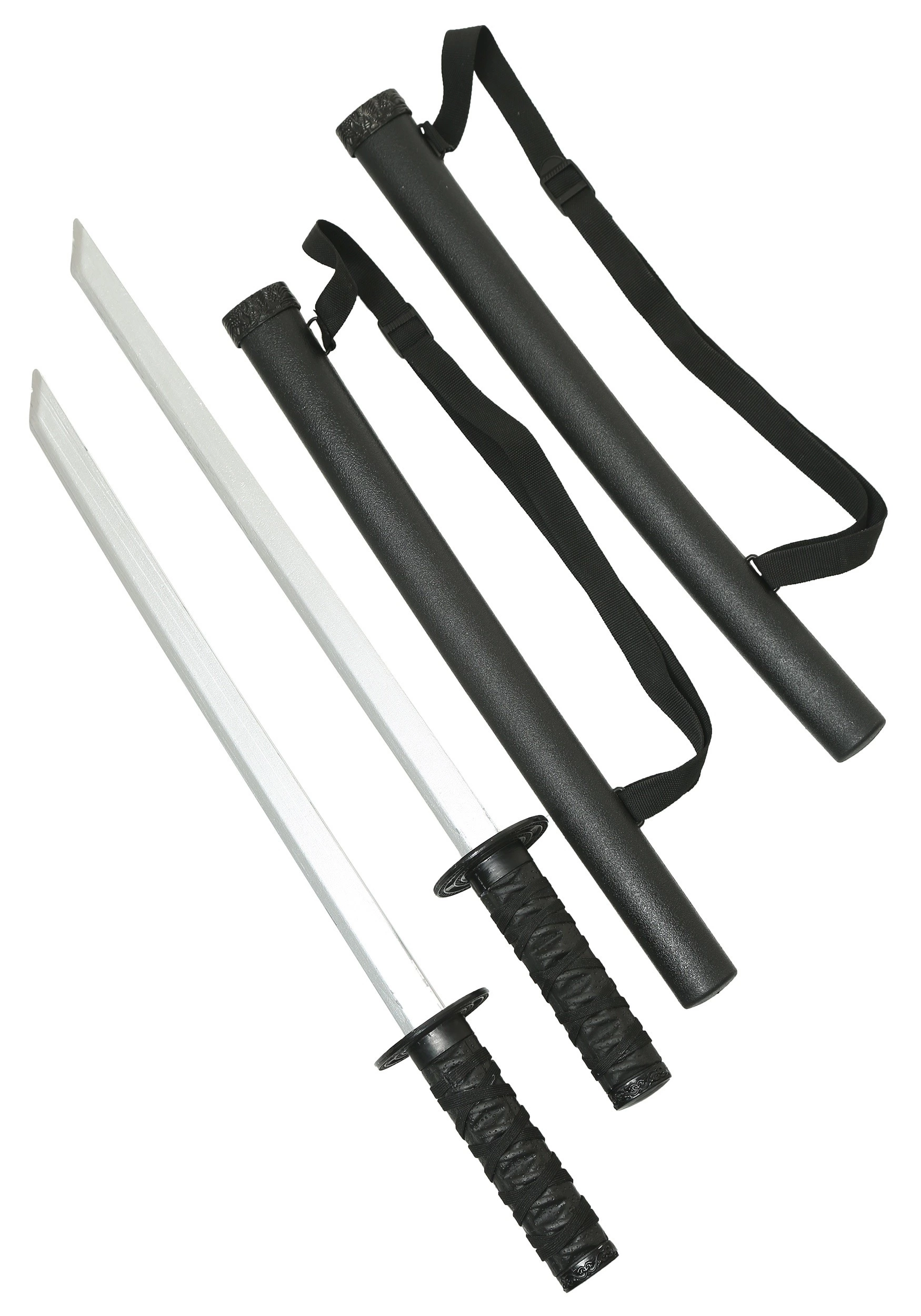 Woo Hing Two Sword Ninja Set With Sheath 1 Woo Hing Two Sword Ninja Set With Sheath