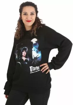 Cakeworthy Elvira Gravestone Pullover For Adults -Scary Costumes store unisex elvira gravestone pullover alt 2
