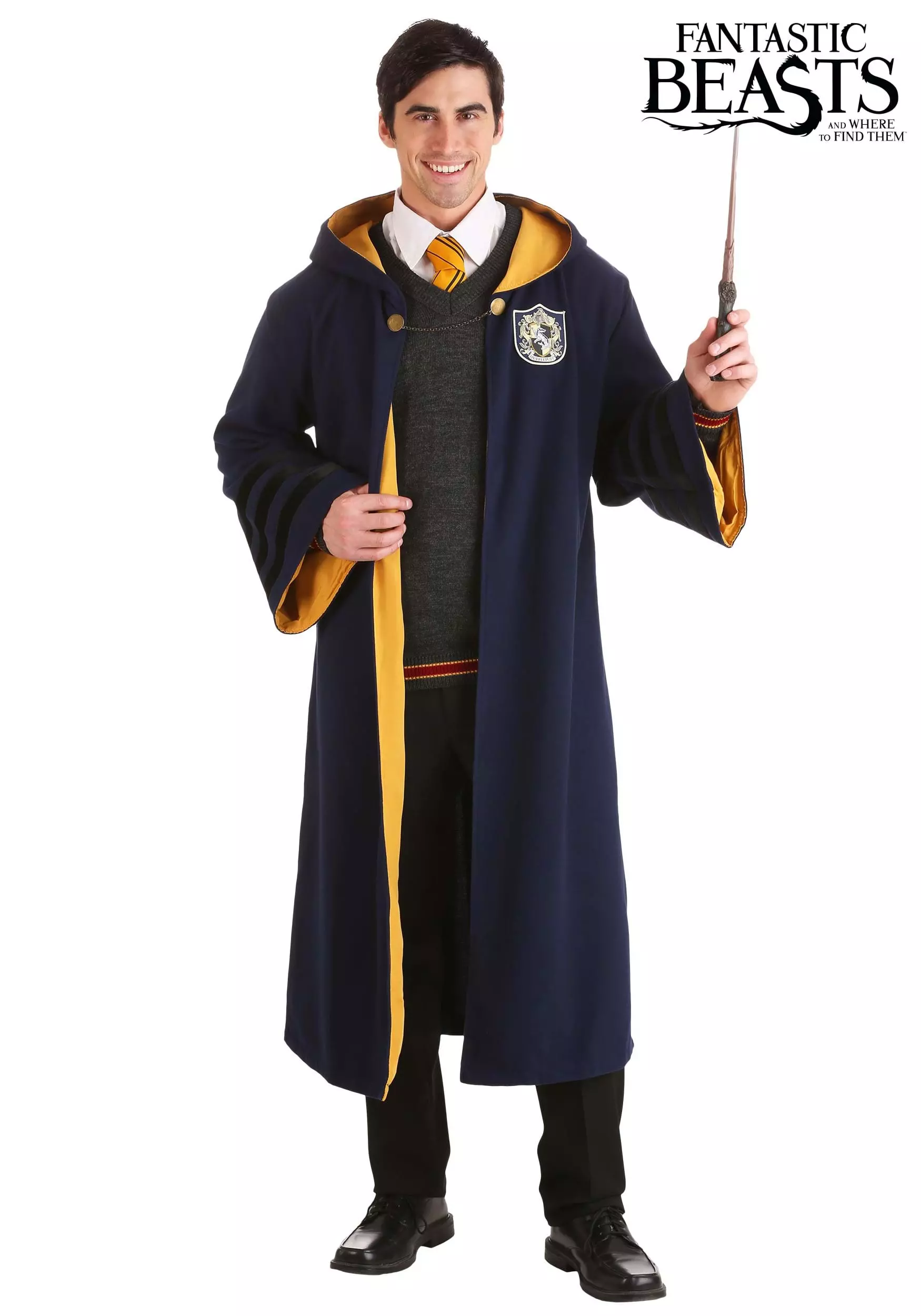 Elope Vintage Harry Potter Hogwarts Hufflepuff Robe 1 Elope Vintage Harry Potter Hogwarts Hufflepuff Robe